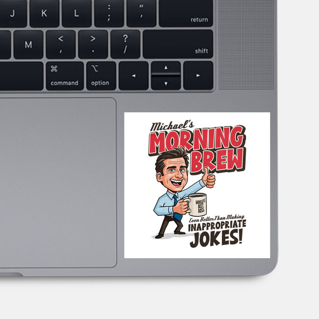Michael's Morning Brew-None-Glossy-Sticker-P1yu5h