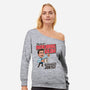 Michael's Morning Brew-Womens-Off Shoulder-Sweatshirt-P1yu5h