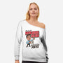 Michael's Morning Brew-Womens-Off Shoulder-Sweatshirt-P1yu5h