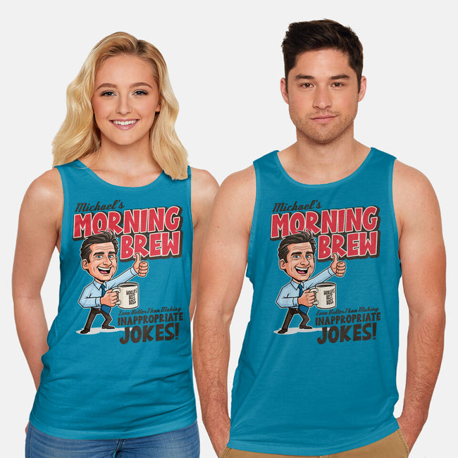 Michael's Morning Brew-Unisex-Basic-Tank-P1yu5h