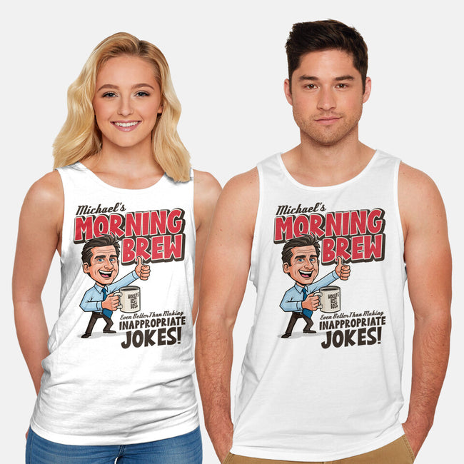 Michael's Morning Brew-Unisex-Basic-Tank-P1yu5h