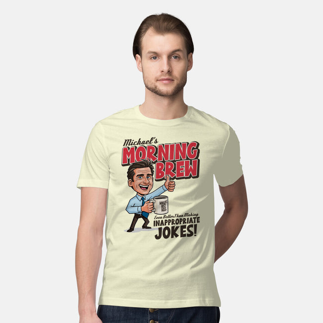 Michael's Morning Brew-Mens-Premium-Tee-P1yu5h