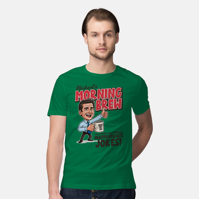 Michael's Morning Brew-Mens-Premium-Tee-P1yu5h