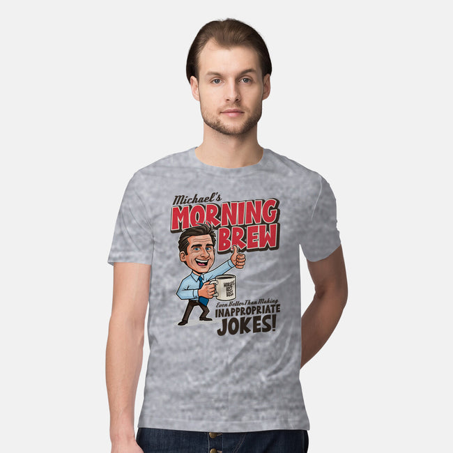 Michael's Morning Brew-Mens-Premium-Tee-P1yu5h