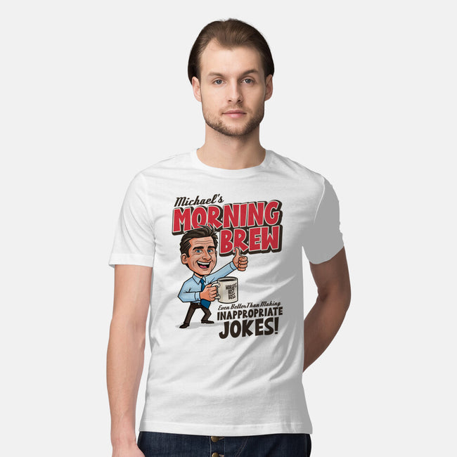 Michael's Morning Brew-Mens-Premium-Tee-P1yu5h