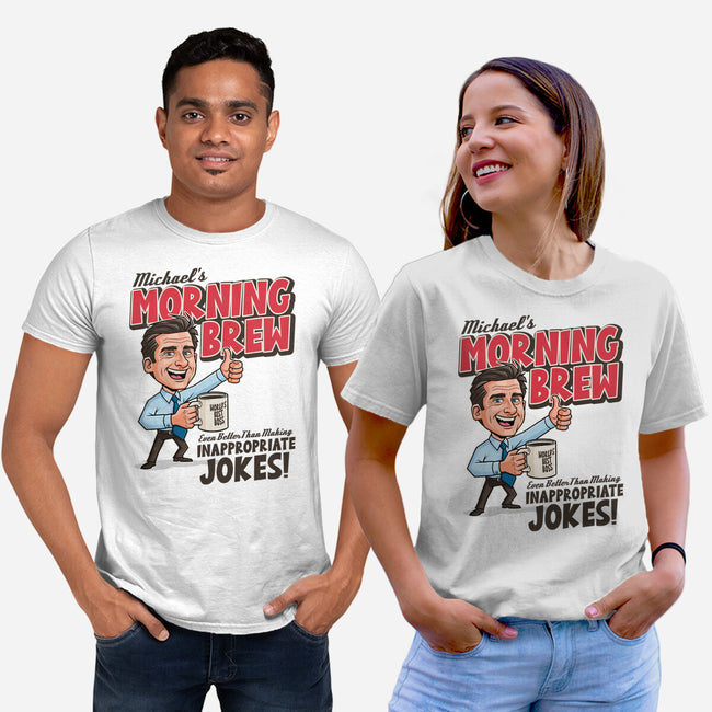 Michael's Morning Brew-Unisex-Basic-Tee-P1yu5h