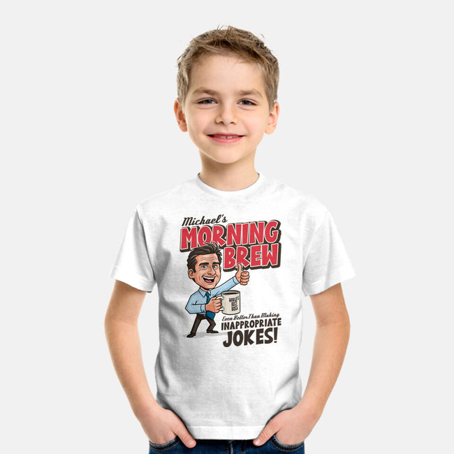 Michael's Morning Brew-Youth-Basic-Tee-P1yu5h
