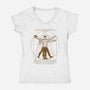 The Vulcan Man-Womens-V-Neck-Tee-retrodivision