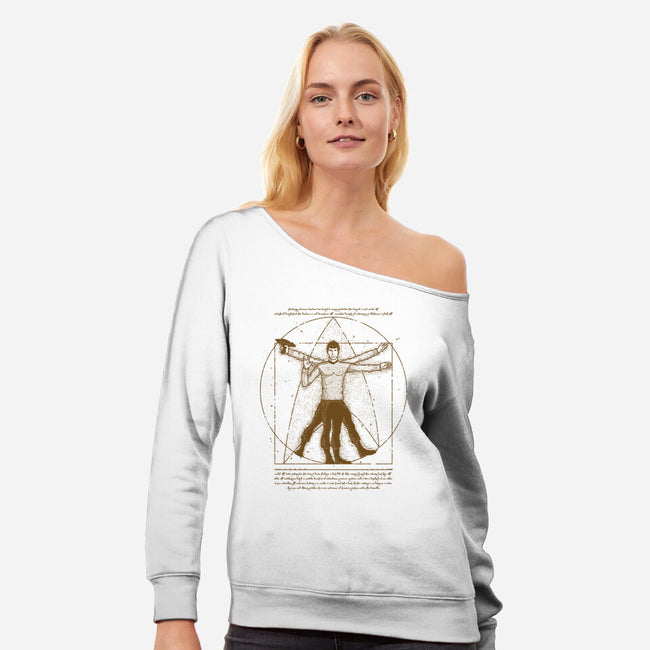 The Vulcan Man-Womens-Off Shoulder-Sweatshirt-retrodivision