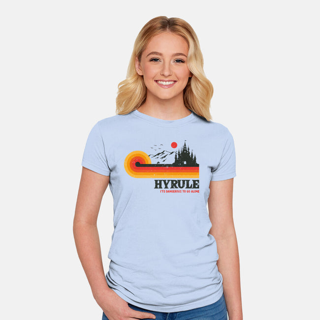 Retro Legend-Womens-Fitted-Tee-retrodivision