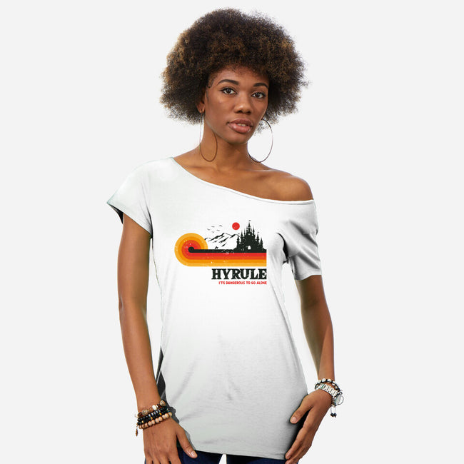 Retro Legend-Womens-Off Shoulder-Tee-retrodivision