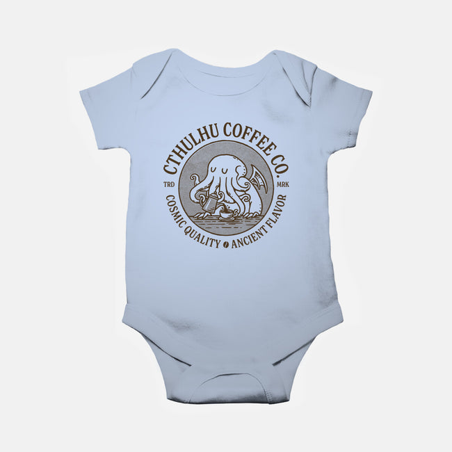 Cthulhu Coffee Co-Baby-Basic-Onesie-dfonseca