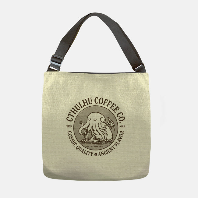 Cthulhu Coffee Co-None-Adjustable Tote-Bag-dfonseca