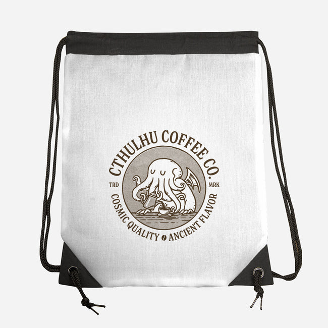 Cthulhu Coffee Co-None-Drawstring-Bag-dfonseca