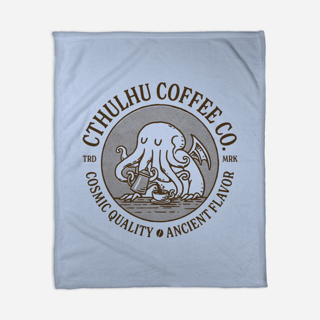 Cthulhu Coffee Co-None-Fleece-Blanket-dfonseca