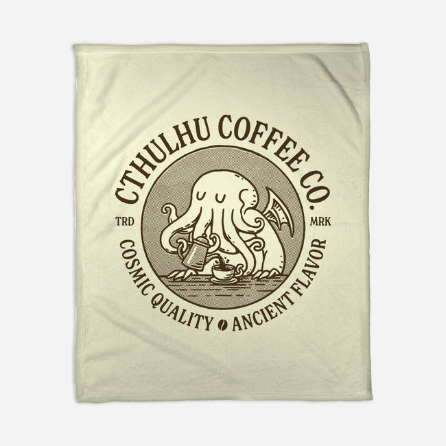 Cthulhu Coffee Co-None-Fleece-Blanket-dfonseca
