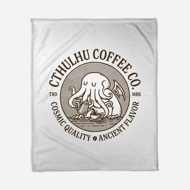 Cthulhu Coffee Co-None-Fleece-Blanket-dfonseca