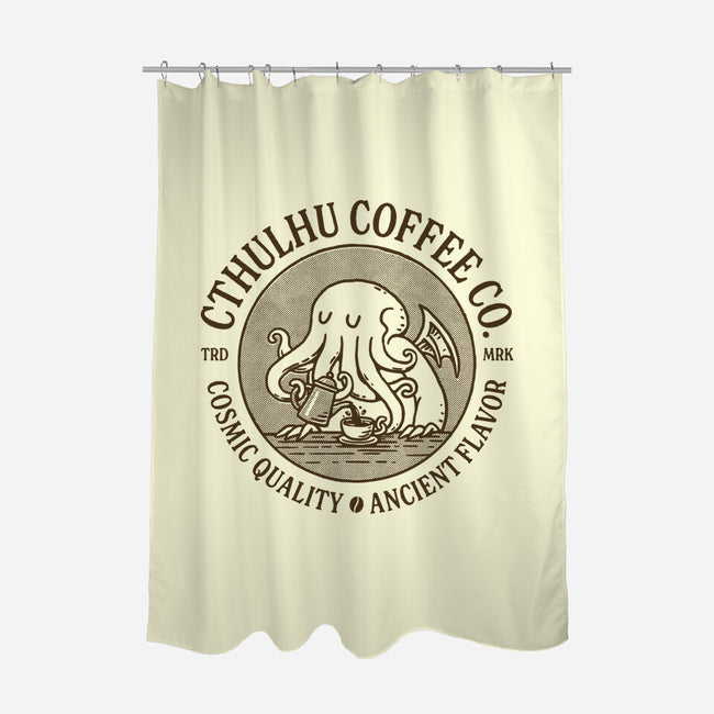 Cthulhu Coffee Co-None-Polyester-Shower Curtain-dfonseca
