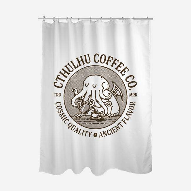 Cthulhu Coffee Co-None-Polyester-Shower Curtain-dfonseca
