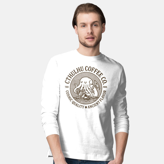 Cthulhu Coffee Co-Mens-Long Sleeved-Tee-dfonseca