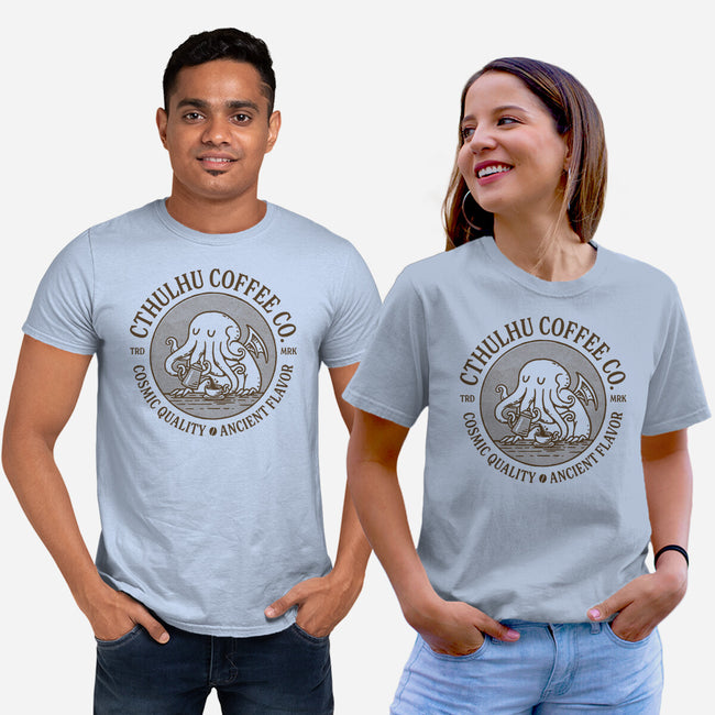 Cthulhu Coffee Co-Unisex-Basic-Tee-dfonseca
