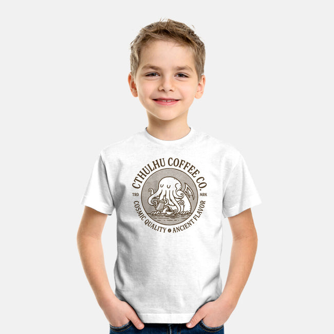 Cthulhu Coffee Co-Youth-Basic-Tee-dfonseca