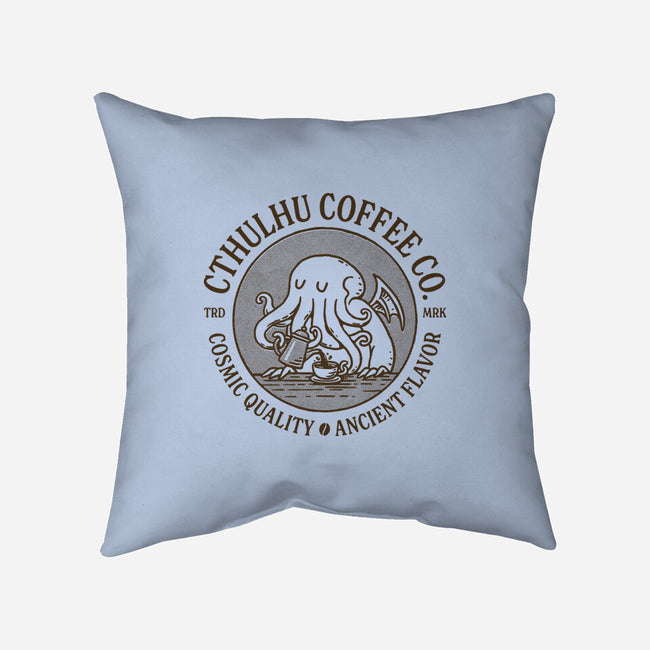 Cthulhu Coffee Co-None-Removable Cover w Insert-Throw Pillow-dfonseca