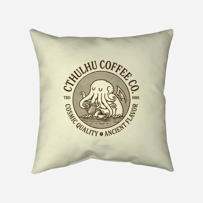 Cthulhu Coffee Co-None-Removable Cover w Insert-Throw Pillow-dfonseca