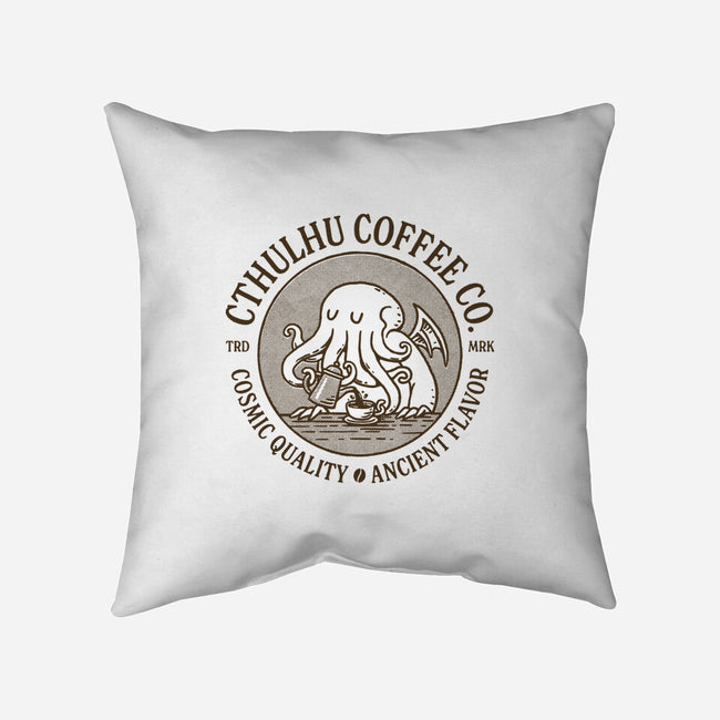 Cthulhu Coffee Co-None-Removable Cover w Insert-Throw Pillow-dfonseca