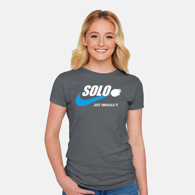 Solo Just Smuggle It-Womens-Fitted-Tee-Immortalized