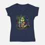 Re-Animuppet-Womens-V-Neck-Tee-zascanauta