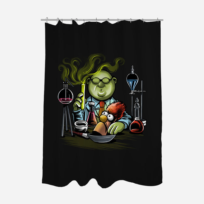 Re-Animuppet-None-Polyester-Shower Curtain-zascanauta