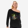 Re-Animuppet-Womens-Off Shoulder-Sweatshirt-zascanauta