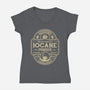 Dread Powder-Womens-V-Neck-Tee-retrodivision