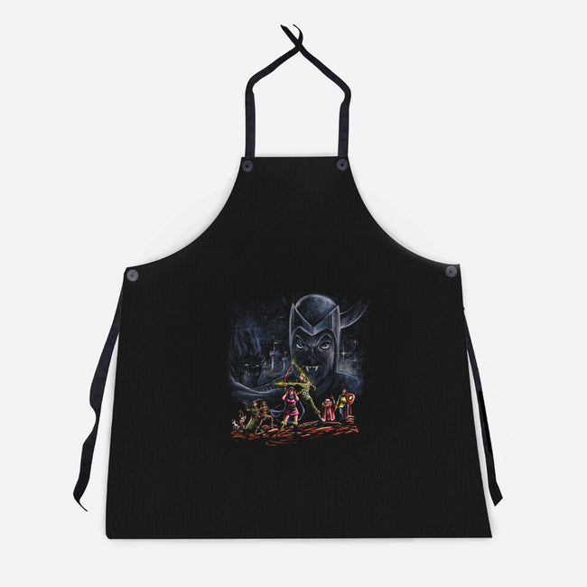 Dungeons Wars-Unisex-Kitchen-Apron-zascanauta