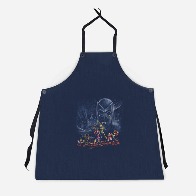 Dungeons Wars-Unisex-Kitchen-Apron-zascanauta