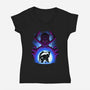 Fantastic Heroes-Womens-V-Neck-Tee-rmatix
