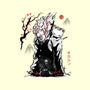 Turbo And Okarun Sumi-e-Mens-Premium-Tee-Astrobot Invention