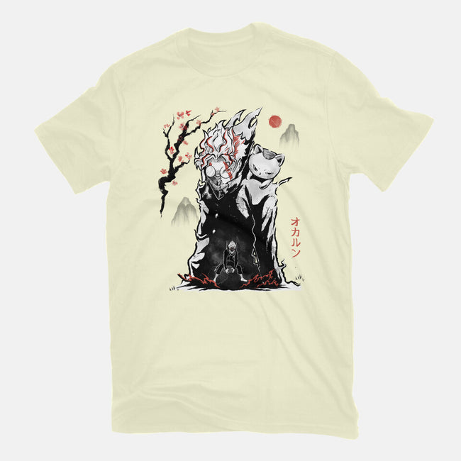 Turbo And Okarun Sumi-e-Mens-Premium-Tee-Astrobot Invention