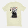 Turbo And Okarun Sumi-e-Mens-Premium-Tee-Astrobot Invention
