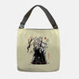Turbo And Okarun Sumi-e-None-Adjustable Tote-Bag-Astrobot Invention