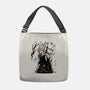 Turbo And Okarun Sumi-e-None-Adjustable Tote-Bag-Astrobot Invention