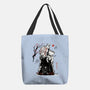 Turbo And Okarun Sumi-e-None-Basic Tote-Bag-Astrobot Invention