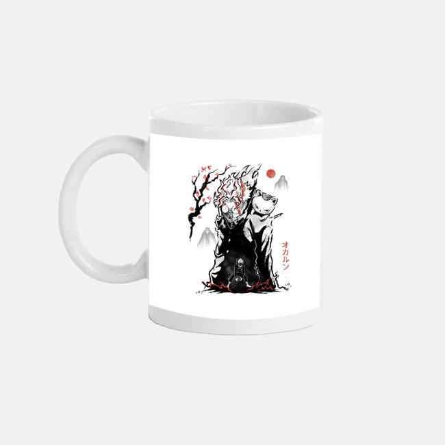 Turbo And Okarun Sumi-e-None-Mug-Drinkware-Astrobot Invention