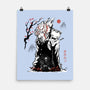 Turbo And Okarun Sumi-e-None-Matte-Poster-Astrobot Invention