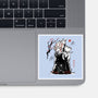 Turbo And Okarun Sumi-e-None-Glossy-Sticker-Astrobot Invention
