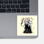 Turbo And Okarun Sumi-e-None-Glossy-Sticker-Astrobot Invention