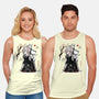 Turbo And Okarun Sumi-e-Unisex-Basic-Tank-Astrobot Invention