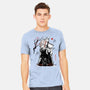 Turbo And Okarun Sumi-e-Mens-Heavyweight-Tee-Astrobot Invention