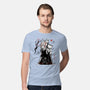 Turbo And Okarun Sumi-e-Mens-Premium-Tee-Astrobot Invention